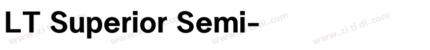 LT Superior Semi字体转换